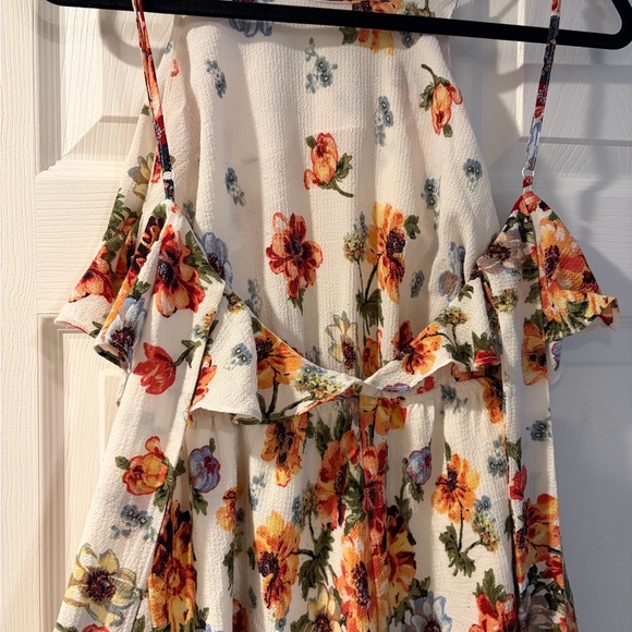 Floral Romper with Ruffles - Picture 8 of 11